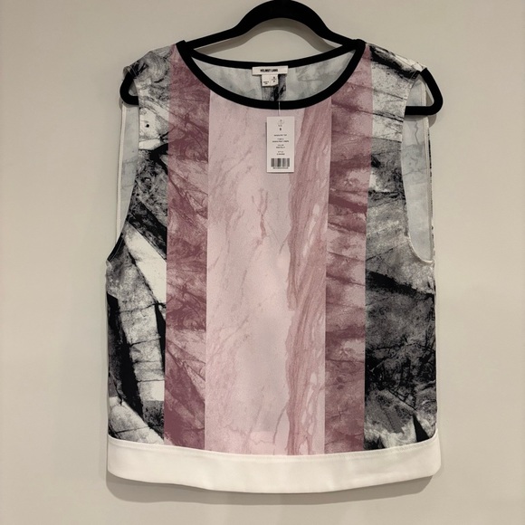 Helmut Lang Mason Marble Print Crepe Top Small
Designer Art-To-Wear - Picture 4 of 8